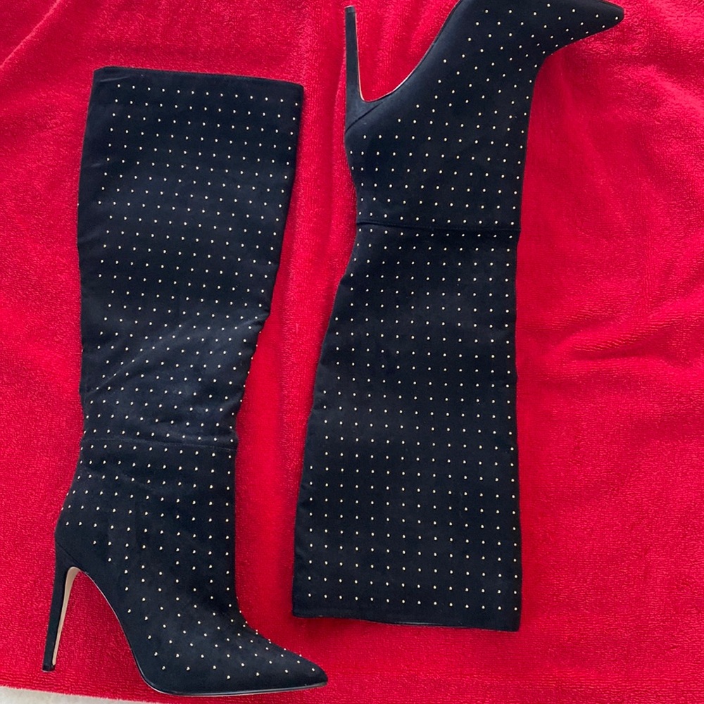 Guess tall black boots